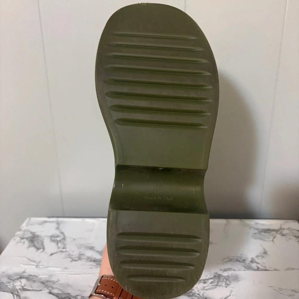 XOCOI Ankle Boots Olive Green Chelsea Boot Sustainable Rubber IT 38 US 8 Italy